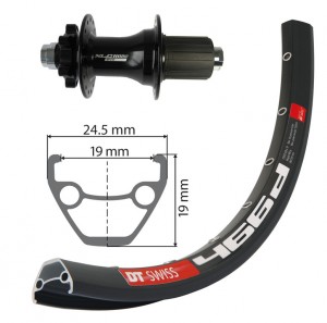 Zadní kolo 29" XLC 6-der.crn TA 12 32der