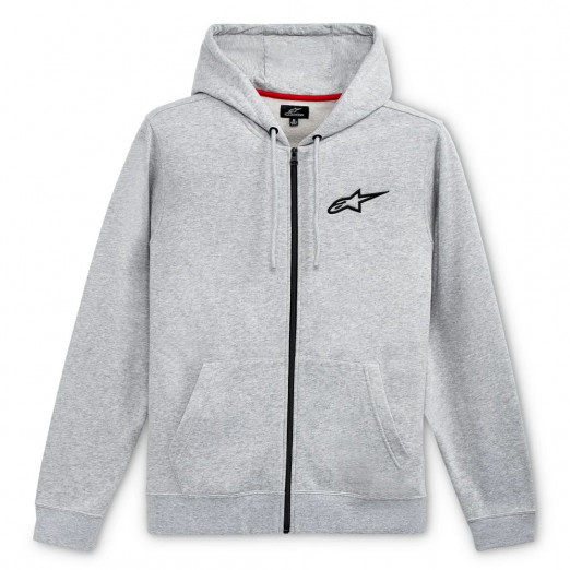 Alpinestars Ageless Chest hoodie - se zipem šedo/černá