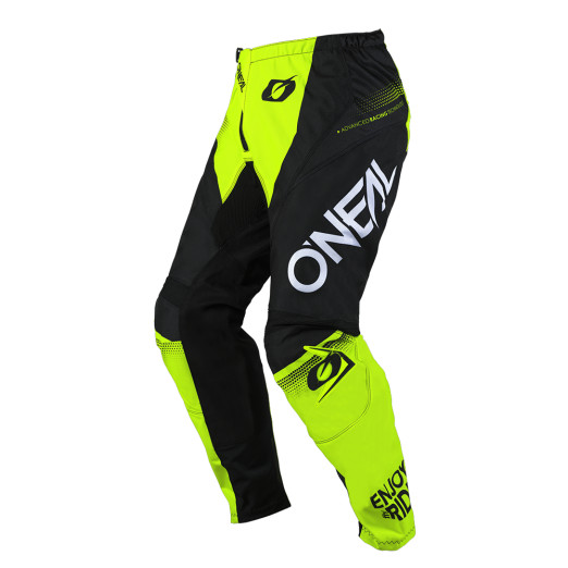 O´Neal nohavice ELEMENT RACEWEAR čierna/žltá 28/44