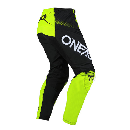 O´Neal nohavice ELEMENT RACEWEAR čierna/žltá 28/44