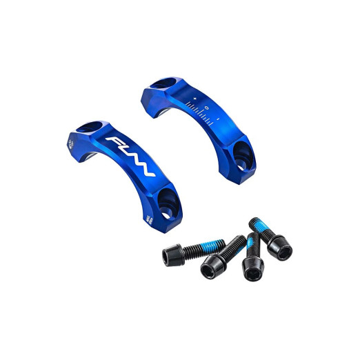 FUNN Equalizer Stem Clamp - 31,8mm - modrá