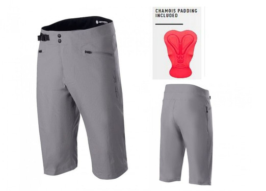 Alpinestars A-Dura Liner Shorts Dark Grey - s cyklovložkou