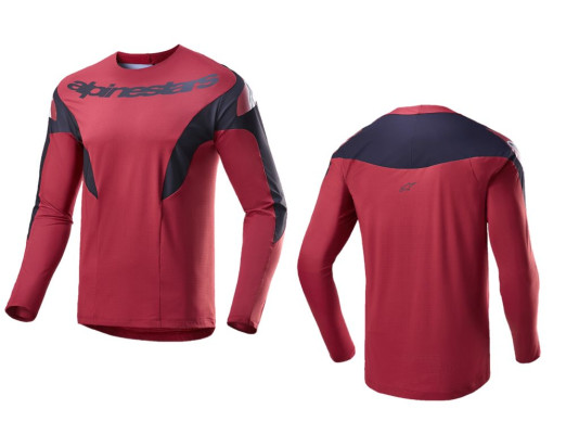 Alpinestars A-Supra Race L/S dres - Burgundy