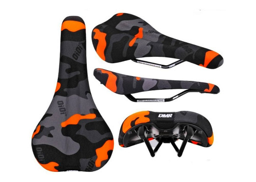 DMR Bikes OIOI sedlo - ORANGE camo